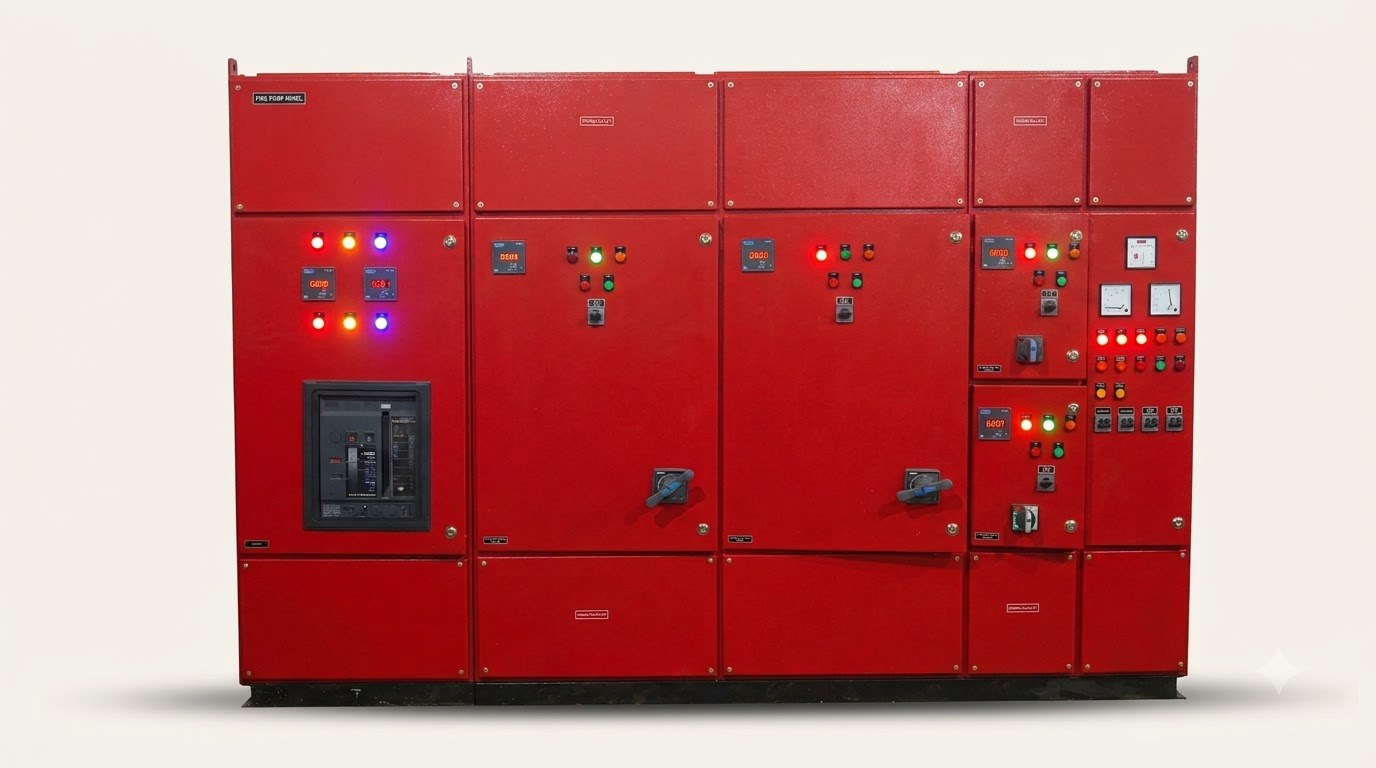 AM Electricals fire pump control panel
